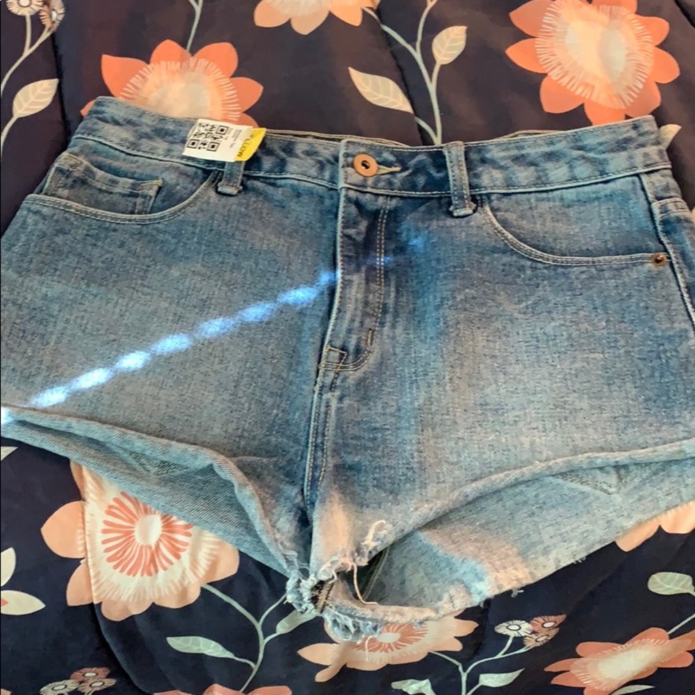 Denim jean shorts